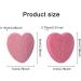 Compressed Cosmetic Spa Facial Sponges Heart Shaped Cleansing Wood Pulp - Buy Online on GoSupps.com
