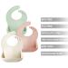 Pandaear 3 Silicone Bib for Babies | Waterproof & Adjustable BPA-Free Baby Bib with Food Collecting Shell | Washable Silicone Baby Bibs - Buy Online on GoSupps.com