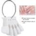 Nail Color Card - 4 Colors 50 pcs Nail Art Tips for Manicure Polish Gel Display - White - Buy Online on GoSupps.com
