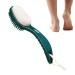 Humkopnl Foot Scrubber Brush 2 in 1 Multifunctional Foot Care Tools | Gentle Pumice Stone for Feet Comfortable Bathroom Accessories for Men and Women Green