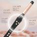 LCD Ceramic Curling Wand - 1 Inch Auto Rotating Titanium Barrel | 4 Adjustable Temps | Fast Heat-Up | Dual Voltage & Anti-Scald - Shop Internationally - Buy Online on GoSupps.com