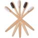 Eco-Friendly Bamboo Toothbrush Set | 5 Degradable Charcoal Brushes - BPA-Free & Environmentally Safe - Buy Online on GoSupps.com