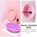Premium Makeup Brush Scrub Pad & Cleaning Tools | Silicone Brush Cleaner Bowl & Mat for Professional Beauty Care - Buy Online on GoSupps.com