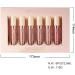Beteligir 6Pcs Matte Liquid Lipstick Set 6 Nude Colors Matte liquid Long-Lasting Non-Stick Cup Not Fade Waterproof Lip Gloss Set for Women Makeup (B) - Buy Online on GoSupps.com