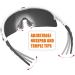 Polarized Cycling Sunglasses for Men and Women - Ideal for Volleyball, Running, Golfing, MTB - White Blue Ml - Buy Online on GoSupps.com