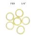 Bomaoer 5000pcs Yellow Orthodontic Elastic Rubber Bands for Braces - 1/4 3.5oz - Buy Online on GoSupps.com
