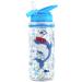Home Tune Cute Water Bottle for School Kids Girls Boys  BPA FREE Tritan  Double Wall  Leak Proof Flip Straw  Easy Clean  Carry Handle  15oz/ 450ml - Shark