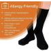 Remedywear Moisturizing Eczema Socks for Adults - Large Black Size | Inflammation Relief with Tencel & Zinc - Buy Online on GoSupps.com