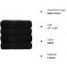 Elvana Home 4 Pack Bath Towel Set - 27x54 - 100% Ring Spun Cotton - Ultra Soft & Highly Absorbent - Machine Washable - Hotel Spa Quality - Black - Buy Online on GoSupps.com