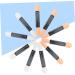 VINTORKY 50pcs Eye Shadow Applicator Eye Shadow Brush Sponge Double Ended Makeup Brush Sponge Eyeshadow Brush - Buy Online on GoSupps.com