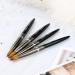 Aokitec 100% Kolinsky Acrylic Nail Brush #14 | Oval Crimped Sable Wood Handle | Manicure Tool for Acrylic Application | Black - Buy Online on GoSupps.com