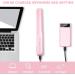 Cordless Hair Straightener - Portable Mini Flat Iron Adjustable Temperature Fast Heating Type-C Rechargeable (Pink) for Travel | Buy Online Now - Buy Online on GoSupps.com