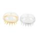 FRCOLOR Multifunctional Scalp Shampoo Brush Set 2 Pieces for Travel and Home Use