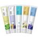 Umido 5 pieces Set Cosmetics Set 45 ml |1x foot balm Avocado oil |1x foot cream chamomile |1x peeling almond oil |1x hand lotion vanilla |1x hand cream with 5% urea