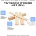 12 Inch Paint Sticks Box of 25 Hardwood Paint Stirrers Wood Mixing Paddles for Epoxy or Resin Garden or Library Markers by Woodpeckers 12 inch Pack of 25 - Buy Online on GoSupps.com