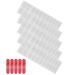 DOITOOL 10 Sheets Nail Stickers Gel Nail Strips Manicure Kit Tools Red Nail Polish Gel Wraps for Nails Clear Nail Wraps Transparent Stickers Gel Nail Sticker Pedicure Polishing Strip Tape - Buy Online on GoSupps.com