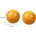 Inoomp 6 STK Health Balls - Seemweide Muscle Relaxation Chinese Baoding Balls | Natural Resin Massage Bath Balls | 5x5cm | Yellow | International Shipping - Buy Online on GoSupps.com