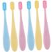 Gatuida 12-Part Soft Manual Toothbrush Set for Maternity Kids & Travel | Gentle Tongue Scraper & Training Brush - Buy Online on GoSupps.com