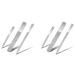 6-Piece Nail File Set Stainless Steel Double-Sided Nail File Buffer File Nail File Suitable for Salon Family and Travel