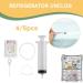 BaYuYPOO Clean Brush Kit For Refrigerator Fridge Suction Syringe Remover Fridge Cleaning Openers Refrigerator Brush Kit With Dredger White 6pcs - Buy Online on GoSupps.com