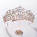 Sunshinesmile Rhinestone Crystal Gold Bridal Tiara Crown for Women - Wedding & Pageant Hair Accessory - Buy Online on GoSupps.com