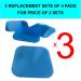 Buy Replacement Gel Pads (12 Pieces) for Beurer EM 59 Heat Devices | Tenspad Silver Compatible | International Shipping Available - Buy Online on GoSupps.com