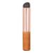 Lip Brush Reusable Lipstick Brush Makeup Brush Makeup Beauty Brushes Soft Travel Beauty Lip Brush Round Tip Silicone Lip Applicator Makeup Beauty Tool for Smoother and Fuller Lip Appearance Wood color