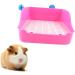 FOMIYES Toilet for Guinea Small Hamster Ferret Pink Lacework Gerbil Trainer Litter Potty Bunny Chinchilla medium Pink - Buy Online on GoSupps.com