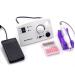 Electric Nail Files 25000 RPM Manicure Pedicure Grinding Drill File Remover with Pedal Nail Buffer Manicure Pedicure Polishing Tools White
