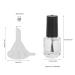 10 Pieces Crystal Clear Empty Nail Polish Bottles with Brush - 5ml Transparent Self-Filler Set with 2 Funnels & 10 Mixing Balls - Buy Online on GoSupps.com
