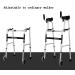 Walker Adjustable Elderly with Armrest Pads and Seat Elderly Disabled Smooth and Easy to Clean 4 Wheels Interesting - Buy Online on GoSupps.com