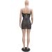 Hanxiulin Women's V Neck Long Sleeve Mini Party Dress - Elegant Black Christmas Ball Gown - Buy Online on GoSupps.com