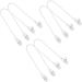 12 Adjustable Durable Plastic Vest Clips - Elastic Rope Fixing Clip (White One Size) - Perfect for DIY Projects - Buy Online on GoSupps.com