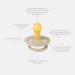 BIBS Natural Rubber Baby Pacifiers | Set of 2 BPA-Free Soothers | Made in Denmark | Blossom/Haze | 6-18 Months - Buy Online on GoSupps.com