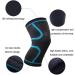 Buy Knee and Elbow Pads Set | Compression Sleeve for Running & Joint Pain Relief | Men & Women | Medium Red Line - Buy Online on GoSupps.com