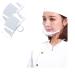 Junzheng 10 pieces Safety Transparent Face Shield elastic comfortable adjustable mouth facial protection anti-fog and anti-oil splash for boss snack bar kitchen restaurant