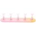 COHEALI 1 Set Nail Practice Holder Acrylic Nail Art Display Stand Magnetic Fake Nail Holder Training Nail Stands Nail Art Holder Rack Nail Tips Practice Rack Plastic Cosmetic Fixture Pink Yellow