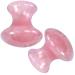 Gua Sha Facial Tools, Rosy Finch Jade Roller Guasha Massage Rose Quartz Mushroom Shape Stones Face Lift Remove Wrinkles Massager for Women A2-pink