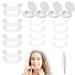 Frenzify 2 couples false teeth cosmetics dentures instant perfect smile teeth veneers upper and lower coverage of missing bad teeth for men and women