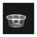 Dinner 600 Boxes Transparent Plastic Disposable Soup Bowls Chutney Bowls Storage Box with Lid Food Containers Fast Food Takeaway Packaging Box 750ML (Color : Black)