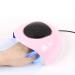 Nail Dryer Lamp UV Lamps for Gel Nails Quick Drying LED Lamp for Nails LED Nail Lamps for Gel Polish(Pink)