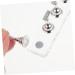 WOFASHPURET Metal Stand 1 Set Nail Art Base Press on Nail Stand Beauty Nail Display Acrylic Metal Nail Mud Creative Nail Display 19.50X2.00X0.80CM Silver - Buy Online on GoSupps.com