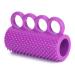 Hand Grip Strengthening Finger Wrist Exercise Purple High Elastic PU 44 in 123g Squeeze Ball for Stroke Hemiplegia Rehabilitation