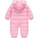 Happy Cherry Baby Toddler Hooded Romper Footie Pajamas - Bear Pink, 6-12 Months - Buy Online on GoSupps.com