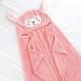 Hilmocho Kids Hooded Bath Towel - Soft Baby Toddler Blanket Poncho Towel for Boys and Girls - Pink - Buy Online on GoSupps.com