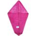 Super Absorbent Microfiber Hair Towel Wrap for Quick Drying - Red Rose - Buy Online on GoSupps.com