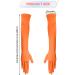 NQEUEPN Women Long Gloves Long Elbow Satin Gloves 21" Stretchy 1920s Opera Gloves Hand Care Moisturizing Gloves for Women Girls Evening Party Dance (Orange) - Buy Online on GoSupps.com