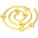 Alomejor Baby Pacifier Strap - Adjustable Silicone Teething Band Soft & Stretchy Holder in Yellow - International Shipping - Buy Online on GoSupps.com