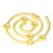 Pacifier Chain Reusable Baby Pacifier Strap Adjustable Stretchy for Travel (Yellow)