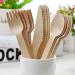 100Pcs Eco-Friendly Wooden Forks - Biodegradable & Compostable Disposable Wooden Forks for Eating - Sustainable Alternative to Plastic Utensils - Buy Online on GoSupps.com